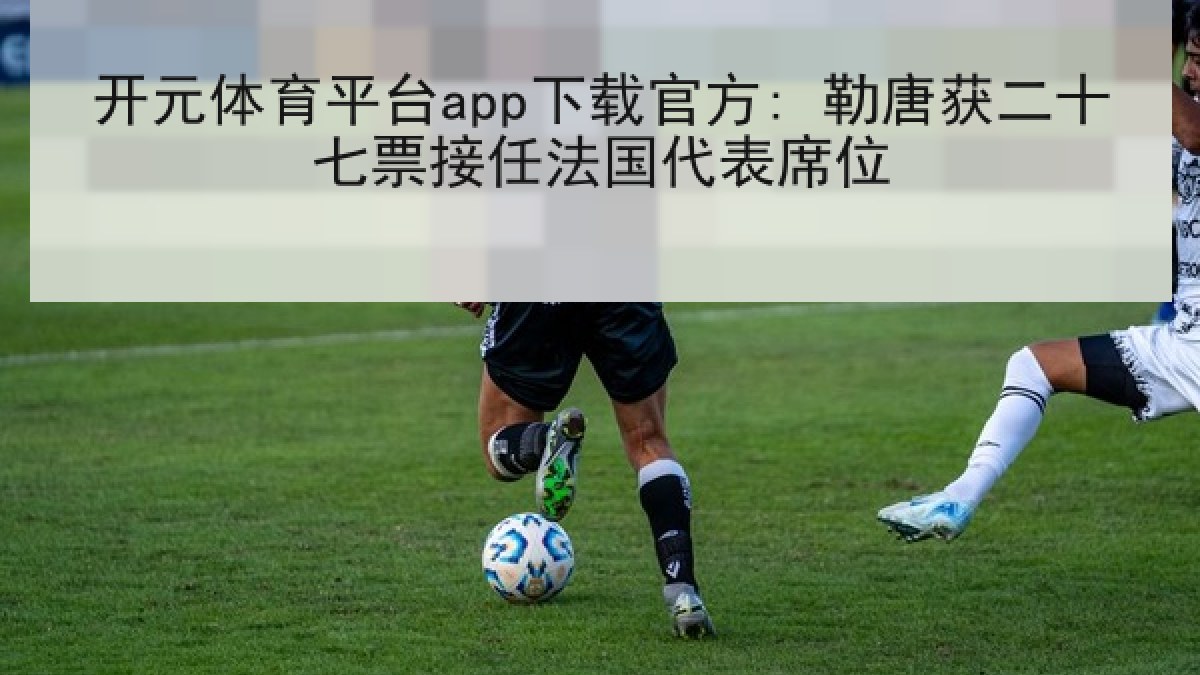 开元体育平台app下载官方: 勒唐获二十七票接任法国代表席位